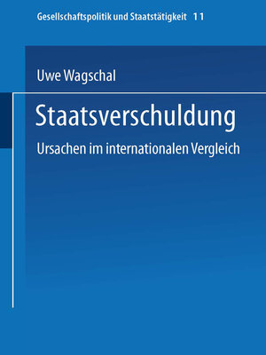cover image of Staatsverschuldung